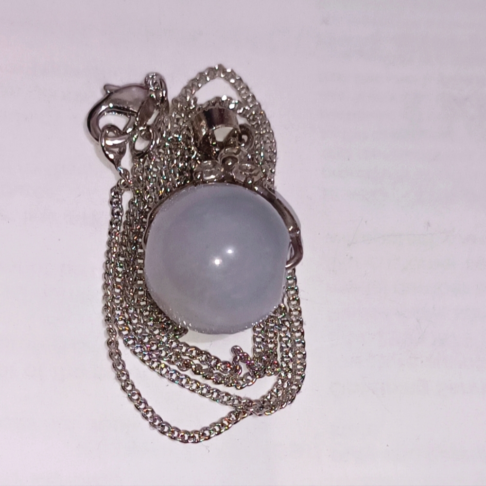 Type a natural Lucy Jade pendant necklace